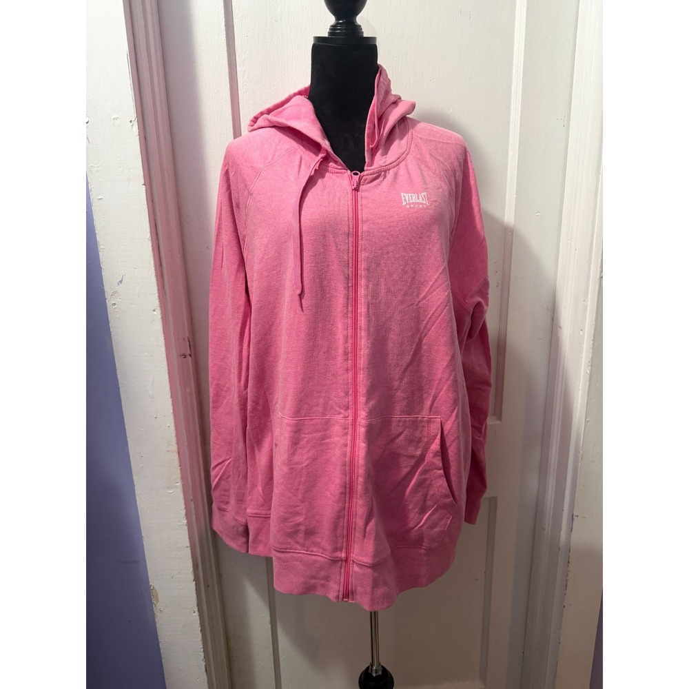 Everlast Pink Zip Up Hoodie in 3X